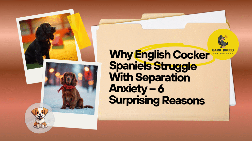 Why English Cocker Spaniels Struggle With Separation Anxiety – 6 Surprising Reasons