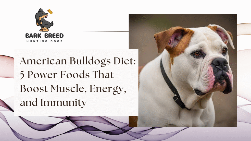 American Bulldogs Diet: 5 Power Foods That Boost Muscle, Energy, and Immunity
