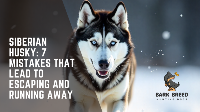 Siberian Husky: 7 Mistakes That Lead to Escaping and Running Away