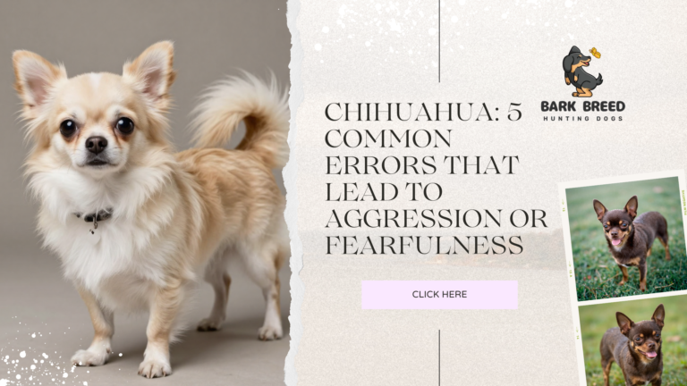 Chihuahua: 5 Common Errors That Lead to Aggression or Fearfulness